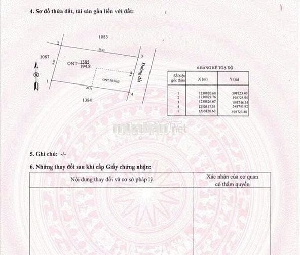 Đất chính chủ 195m2 giá 680tr xã Gia Lộc Trảng Bàng đường nhựa gần TL2