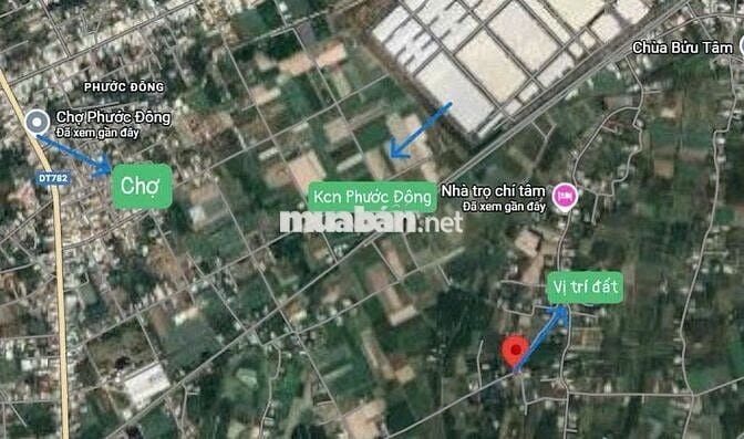 Đất chính chủ 195m2 giá 680tr xã Gia Lộc Trảng Bàng đường nhựa gần TL2