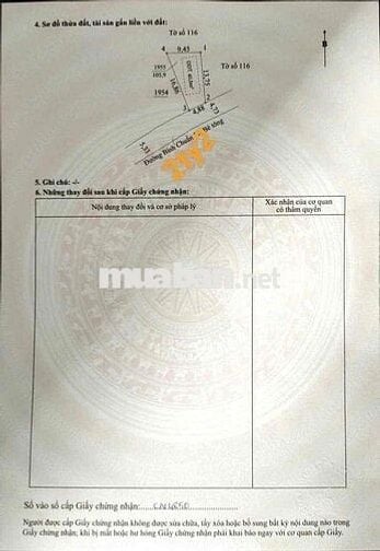 ÁN ĐẤT SỔ RIÊNG GIÁ F0 TẠI THUẬN AN BD