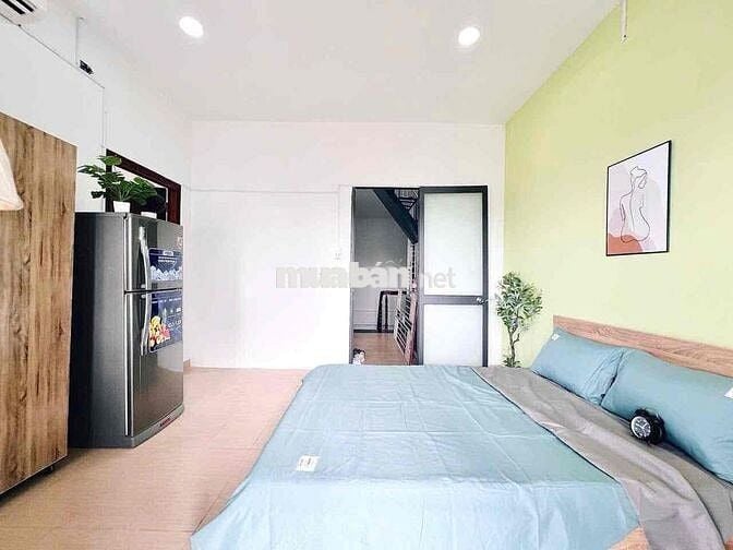 🌃🔑Cho thuê căn 1PN, bancol siêu to, máy giặt riêng, gần Hutech, UTH
