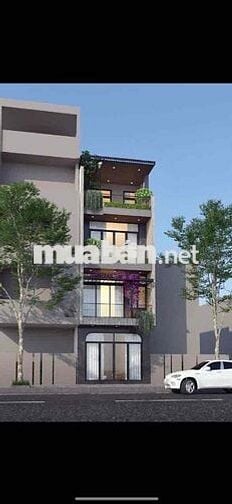 Nhà 4 tầng mới xây mặt tiền Nguyễn Hoàng