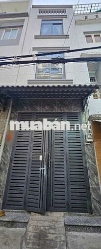 Nhà q6 cho thuê nguyên căn 3×10 trệt 2 lầu đúc 4pn3wc nhà mới hẻm ô tô