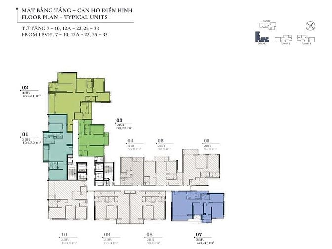 Bán Căn hộ Duplex tại Vista Verde tầng thấp gồm 6 phòng ngủ 356m2