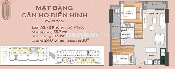KẸT VỐN CẦN BÁN LẠI CĂN HỘ SKYONE PHÚ ĐÔNG