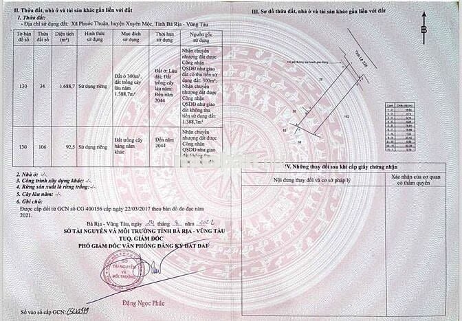 Cần chuyển nhượng vị trí cực VIP và Rất Hiếm tại Biển Hồ Tràm