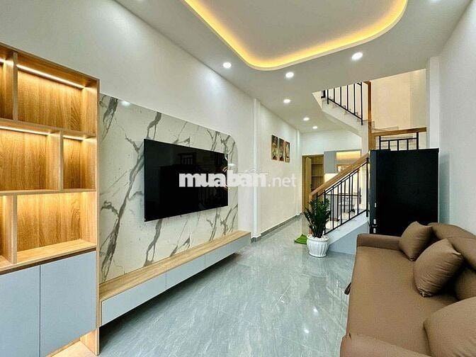 Nhà 2 mặt hẻm oto tới cửa Nguyễn văn công, P3, GV
