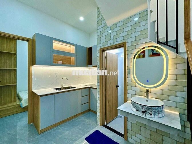 Nhà 2 mặt hẻm oto tới cửa Nguyễn văn công, P3, GV