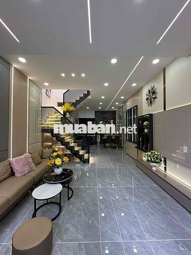 BÁN NHÀ,NHỈNH 5 TỶ 58 M2 XÂY TRỆT LẦU 3 PN,PHẠM VĂN CHIÊU GÒ VẤP