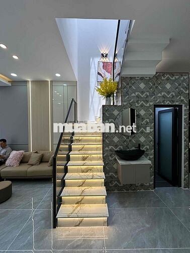 BÁN NHÀ,NHỈNH 5 TỶ 58 M2 XÂY TRỆT LẦU 3 PN,PHẠM VĂN CHIÊU GÒ VẤP