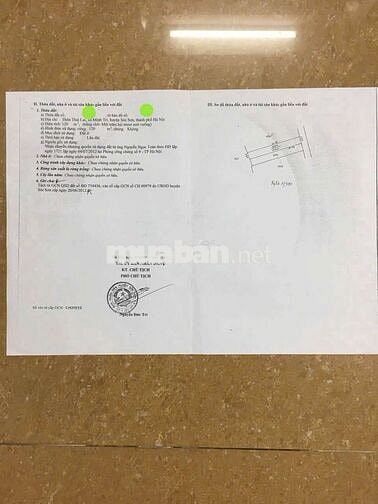 Bán Đất - Thái Lai(Minh Trí) - 120M2 Full Thổ Cư- 1,65 Tỷ -Đường Ô Tô