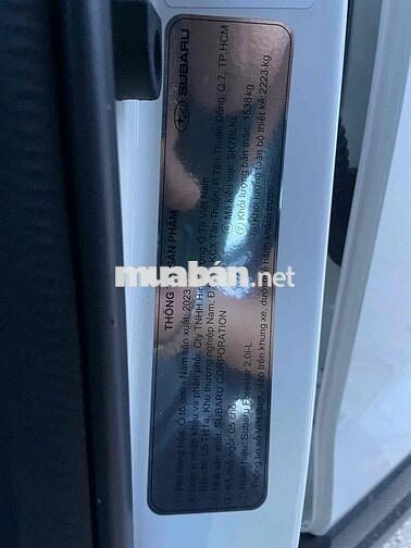 Subaru Forester 2023 2.0i-L  phom mới full lịch sử