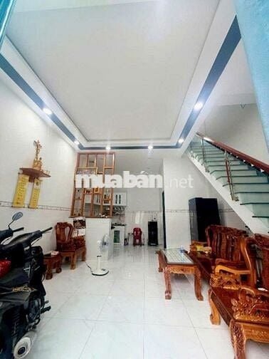 NHÀ 2 TẦNG, (5X8)M2, HẺM XE HƠI 5M, SÁT MẶT TIỀN ĐƯỜNG 4,6 TỶ CÒN TL