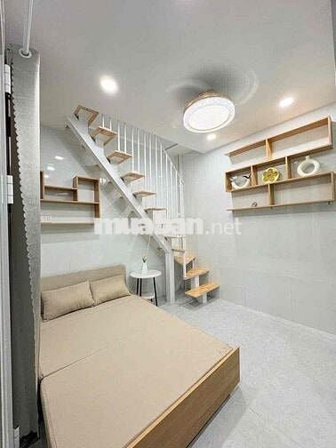 Bán nhà Sổ riêng mới đẹp 100%.Khu dân cư hiện hữu,cách xe hơi 10m.