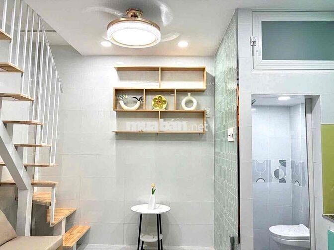 Bán nhà Sổ riêng mới đẹp 100%.Khu dân cư hiện hữu,cách xe hơi 10m.