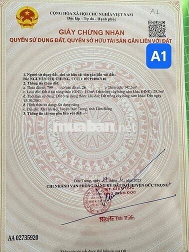 Đất đẹp gần chợ Tân Hội, giá mềm 760 triệu