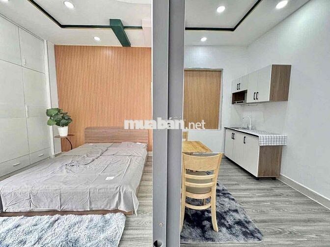 CĂN HỘ 1PN TÁCH BẾP CÓ BAN CÔNG FULL NỘI THẤT NGAY TÂN BÌNH