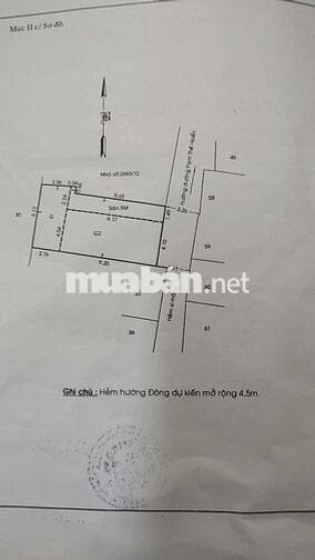 Nhà cấp 4 nở hậu , sổ hồng chính chủ hẻm xe hơi không ngập nước TPHCM
