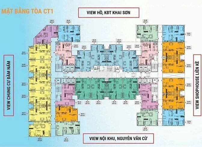 Nhà ở xã hội Thượng thanh-Long Biên: 69M2- 2N, 2WC
