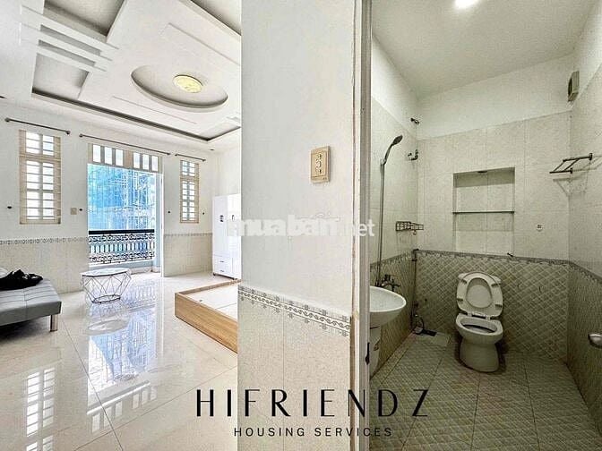 STUDIO BAN CÔNG NỘI THẤT ĐẦY ĐỦ GẦN VHU, ĐẦM SEN