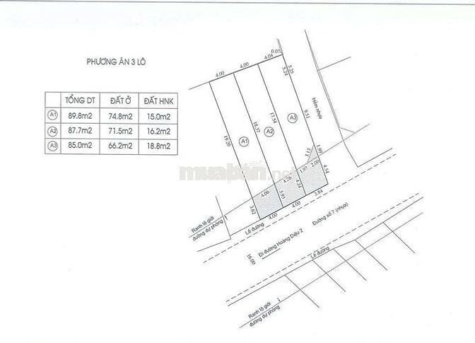 Bán nhanh mặt tiền kinh doanh đường số 7 sát Hoàng Diệu 2,