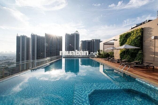Chính chủ cho thuê Ascent Lakeside 45m2/ 1PN, full nội thất, giá 13tr