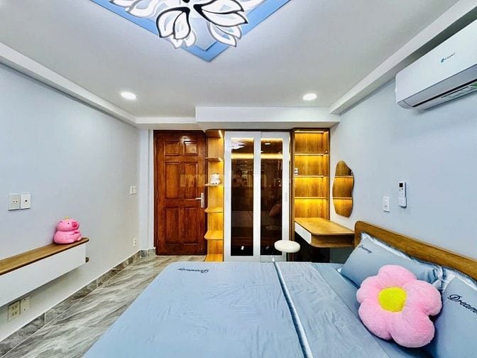 Nhà đẹp giá tốt Phan Đình Phùng p15 BT, 55,3m2 ngang 4 SHR, hẻm 7m 