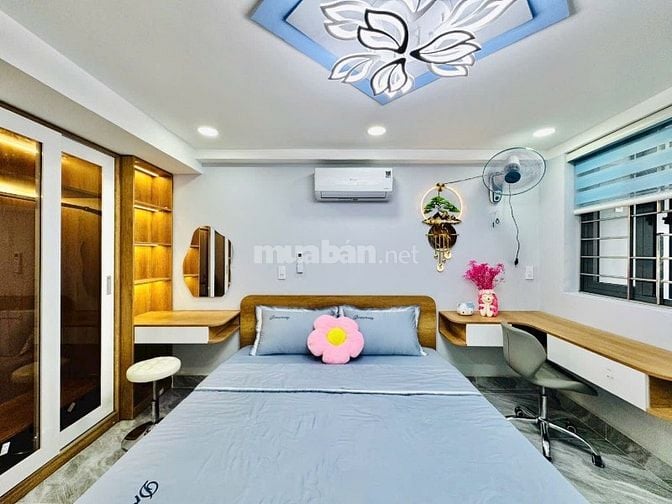 Nhà đẹp giá tốt Phan Đình Phùng p15 BT, 55,3m2 ngang 4 SHR, hẻm 7m 