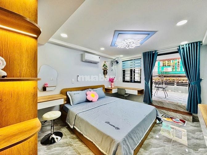 Nhà đẹp giá tốt Phan Đình Phùng p15 BT, 55,3m2 ngang 4 SHR, hẻm 7m 