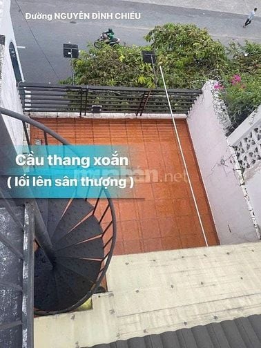 Cho thuê nhà hẻm 6m(XH) Nguyễn Đình Chiểu, P.4, Q.3 giá 15tr