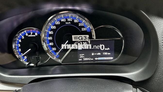 Toyota Vios 2022 G 1.5 CVT - 58000 km