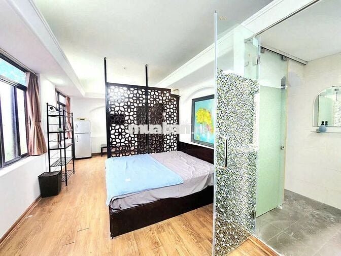 Cho thuê căn hộ 2n1k Phố Thể Giao - Lê Đại Hành, full đồ, giá 9 triệu
