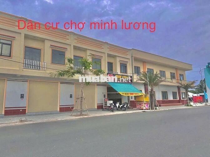 Đất sổ đỏ 100m2, KDC Chợ Mới Minh Lương