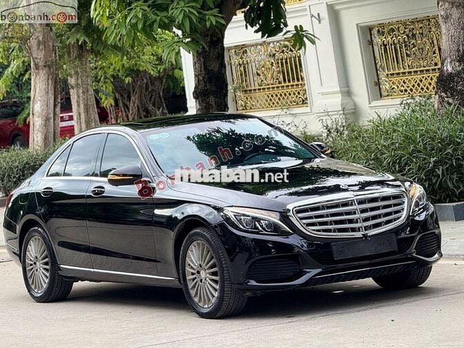 Mercedes Benz C250 2015 Exclusive Đen nội thất kem