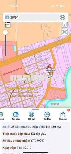 Đất gia đình, khu dân cư đông đúc, gần sân bay Long Thành