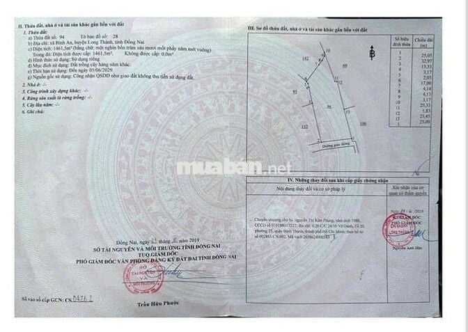 Đất gia đình, khu dân cư đông đúc, gần sân bay Long Thành