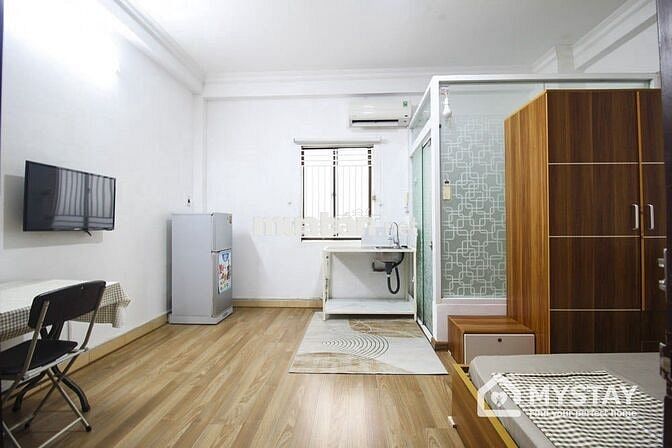 Cho thuê phòng sàn gỗ đủ nội thất Khu Trung Sơn gần Cầu Him Lam Quận 7
