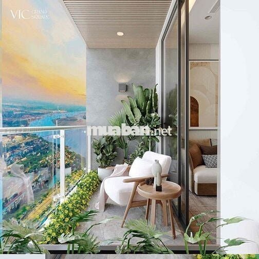 Căn hộ góc 117m2 3 PN có sân vườn riêng VIC Grand Square TP. Việt Trì