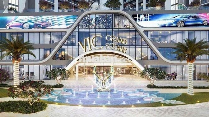 Căn hộ góc 117m2 3 PN có sân vườn riêng VIC Grand Square TP. Việt Trì