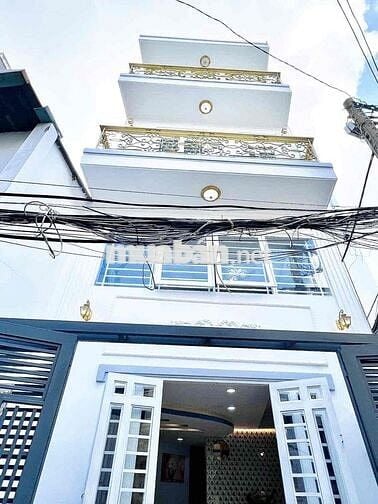 Nhà đẹp Cách Lạc Long Quân 100m2, Tân Bình TPHCM 5 tầng, 3PN, 4WC giá