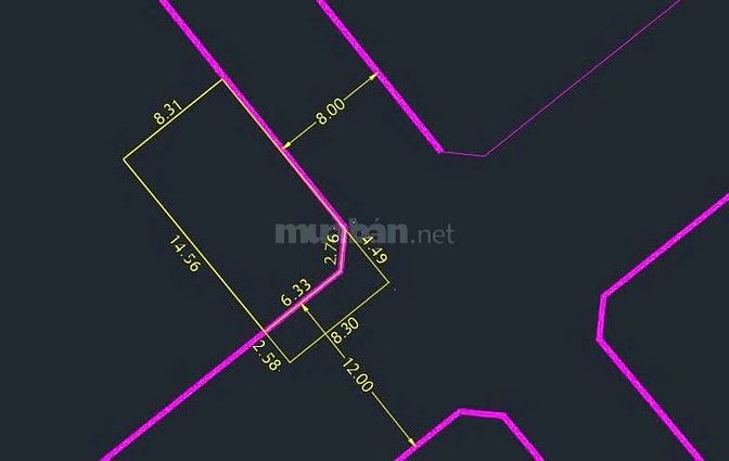 Góc 2 mặt tiền 142,3m2 (8,4*17) SHR, không quy hoạch,xd hầm 6 tầng, 