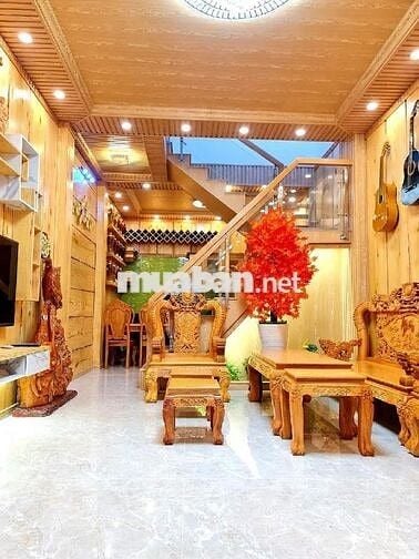 BÁN NHÀ ĐƯỜNG XE HƠI ĐẬU CỬA P16 - GÒ VẤP - SỔ ĐẸP - ĐẦY ĐỦ NỘI THẤT