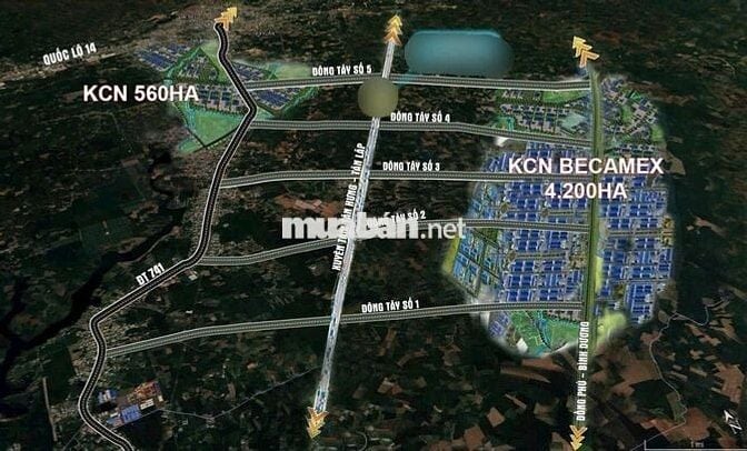 250tr ngang 10m đường Xuyên Tâm ngay KCN 4200ha