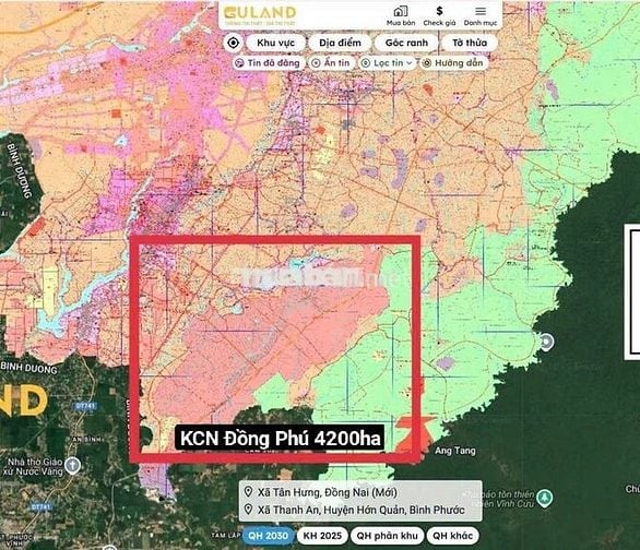 250tr ngang 10m đường Xuyên Tâm ngay KCN 4200ha