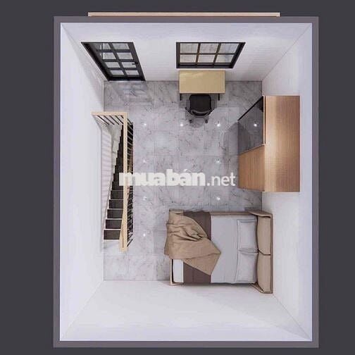 căn hộ mini 1 trệt 1 lửng cho thuê( 20/9 nhận )
