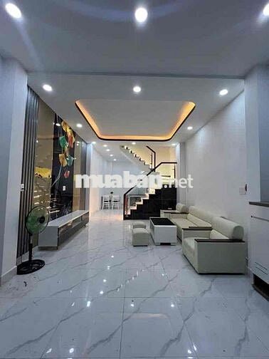Nhà Mới 2 Tầng-4x10-DTSD 75m2-Sát Lê Văn Quới