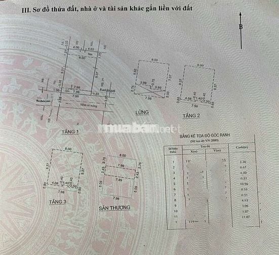 HXH THÔNG- 11ĐỒNG-312mv SÀN 5TẤM LÀM CHDV NGON-8PN-9WC - LÊ VĂN QUỚI