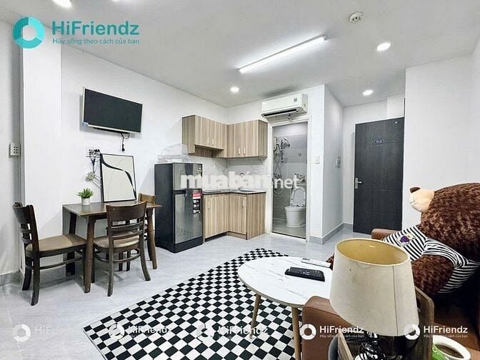 Chính chủ cho thuê Studio 1PN tách bếp phòng,1 khách Full nội thất mới