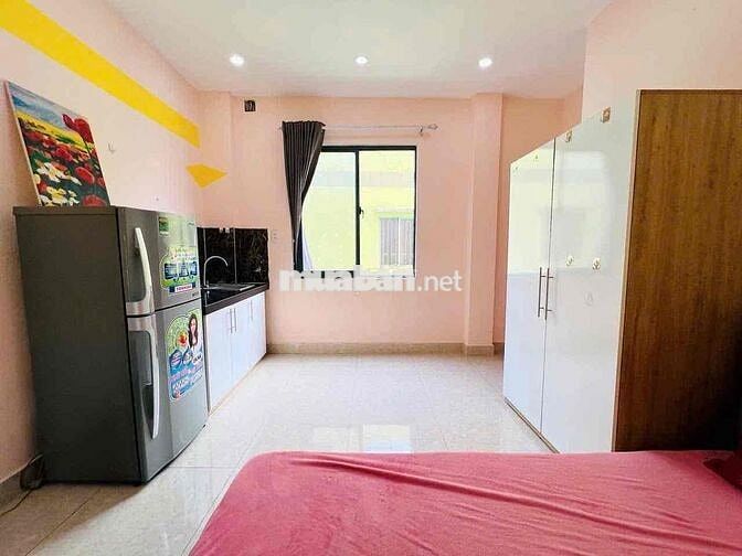 Cho thuê căn hộ Studio Cửa sổ Q4 gần ĐH Luật, ĐH Nguyễn Tất Thành