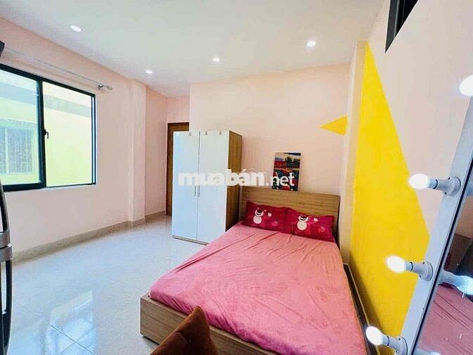 Cho thuê căn hộ Studio Cửa sổ Q4 gần ĐH Luật, ĐH Nguyễn Tất Thành