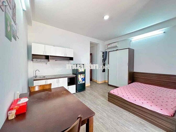Căn hộ Studio - Ban công - 30m2 - Full Nội thất- Trường Sơn- Tân bình
